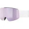 Image de Uvex provoqe FM - lunettes de ski pour adults - Catégorie de filtre 3 - anti-buée - white matt dl/rose-clear - one size