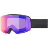 Image de Uvex pwdr FM - lunettes de ski pour enfants - Catégorie de filtre 2 - anti-buée - black matt dl/ruby-clear - one size