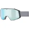 Image de Uvex gravity FM - lunettes de ski pour adults - Catégorie de filtre 3 - anti-buée - rhino matt dl/ice-green - one size