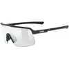 Image de uvex dyrt - lunettes de sport pour adults - Catégorie de filtre 0 - protection à 100% contre les UVA, UVB et UVC - black matt/transparent - one size