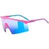 Image de Uvex flowline - lunettes de sport pour adults - protection à 100% contre les UVA, UVB et UVC - anti-buée - pink matt/mir.blue - one size