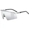 Image de Uvex flowline - lunettes de sport pour adults - protection à 100% contre les UVA, UVB et UVC - anti-buée - clear/mir.silver - one size