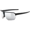 Image de Uvex vectiv set - lunettes de sport pour adults - protection à 100% contre les UVA, UVB et UVC - confort et maintien parfait sans points de pression - black matt/mir.silver - one size