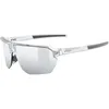 Image de Uvex vectiv set - lunettes de sport pour adults - protection à 100% contre les UVA, UVB et UVC - confort et maintien parfait sans points de pression - clear/mir.silver - one size