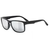 Image de Uvex poise - lunettes de sport pour adults - protection à 100% contre les UVA, UVB et UVC - anti-buée - black matt/mir. silver - one size
