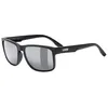Image de Uvex poise P - lunettes de sport pour adults - protection à 100% contre les UVA, UVB et UVC - polarisées - black matt/smoke - one size