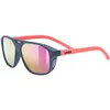 Image de Uvex cosmic - lunettes de sport pour enfants - protection à 100% contre les UVA, UVB et UVC - effet miroir - blue-red matt/mir.purple - one size
