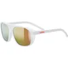 Image de Uvex cosmic - lunettes de sport pour enfants - protection à 100% contre les UVA, UVB et UVC - effet miroir - white matt/mir.red - one size