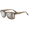 Image de Uvex poise P - lunettes de sport pour adults - protection à 100% contre les UVA, UVB et UVC - polarisées - smoke matt/brown - one size
