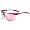 Image de Uvex aerios - lunettes de sport pour adults - protection à 100% contre les UVA, UVB et UVC - confort et maintien parfait sans points de pression - cranberry matt/mir.rose - one size