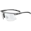 Image de Uvex aerios V   lunettes de sport de performance ultralégères à teinte automatique pour adultes avec traitement anti-buée et branches soft   fumé mat/fumé   taille unique