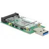 Image de Delock 62681 Convertisseur dinterface [1x USB 3.0 - 1x mSATA]