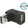 Image de Delock USB 2.0 Adaptateur [1x USB 2.0 type A mâle - 1x USB 2.0 type A femelle] 65521 0 mm