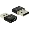 Image de Delock de téléphone portable Adaptateur [1x HDMI femelle - 1x USB 2.0 type A mâle] DeLOCK - Lade-/ Datenadapter - USB (M) bis HDMI (W) 0.017 m