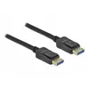 Image de Câble de raccordement Delock DisplayPort Fiche mâle DisplayPort 3 m noir 80263 10K UHD, contacts dorés, blindage triple Câble DisplayPort