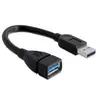 Image de Delock Câble USB USB 3.0 USB-A mâle, USB-A femelle 0.15 m noir 82776