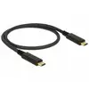 Image de Delock Câble USB-C USB-C® mâle, USB-C® mâle 0.50 m noir 83042