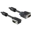 Image de Câble de raccordement Delock VGA Fiche mâle VGA 15 pôles, Fiche mâle VGA 15 pôles 2.00 m noir 83173 vissable Câble VGA