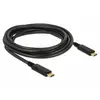 Image de Delock Câble USB-C USB 2.0 USB-C® mâle, USB-C® mâle 3.00 m noir 83325
