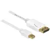 Image de Câble adaptateur Delock 83484 5.00 m blanc