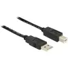 Image de Delock Câble USB USB 2.0 USB-A mâle, USB-B mâle 20.00 m noir certifié UL 83557