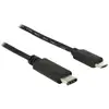 Image de Delock Câble USB USB 2.0 USB-C® mâle, USB-Micro-B mâle 1.00 m noir 83602