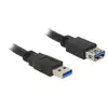 Image de Delock Câble USB USB 3.2 Gen1 USB-A mâle, USB-A femelle 5.00 m noir contacts dorés 85058