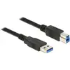 Image de Delock Câble USB USB 3.2 Gen1 USB-A mâle, USB-B mâle 0.50 m noir 85065