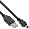 Image de InLine 3m USB 2.0 câble USB USB A Mini-USB B Noir - Câbles USB (3 m, USB A, Mini-USB B, Male connector / Male connector, 480 Mbit/s, Noir)