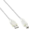 Image de InLine 34550T câble USB 10 m USB A USB B Transparent