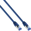 Image de InLine® 76811B Câble patch S/FTP (PiMf) 500 MHz Catégorie 6A 1 m Bleu