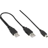 Image de InLine 33107X câble USB 1 m Mini-USB B Noir - Câbles USB (1 m, Mini-USB B, 480 Mbit/s, Noir)