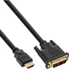 Image de InLine 17662P Câble HDMI-DVI HDMI mâle à DVI 18+1 mâle Contacts dorés 2 m