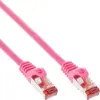 Image de InLine 76450M Câble Patch S/FTP (PiMf) Cat.6 250 MHz PVC Cuivre Rose 0,5 m