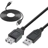 Image de InLine 34610B Rallonge USB 2.0 mâle/femelle type A Noir 1 m