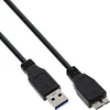 Image de InLine 4043718153794 câble USB 1,5 m USB 3.2 Gen 1 (3.1 Gen 1) USB A Micro-USB B Noir
