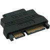 Image de InLine 29611 Adaptateur de Câble - Adaptateur pour Câble (SATA, Slimline SATA, Mâle/Femelle, Noir)