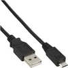Image de InLine 3m USB 2.0 A - Micro B câble USB USB A Micro-USB B Noir