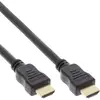 Image de Inline Câble HDMI Haute Vitesse avec Ethernet Qualité supérieure 2K et 4K Mâle/mâle 2,5 m Noir/doré