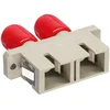 Image de InLine 89991D Embrayage LWL Duplex ST/SC Multimode Beige Douille Céramique à encastrer