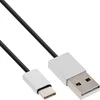 Image de InLine 35832 câble USB 2 m USB 2.0 USB A USB C Aluminium, Noir