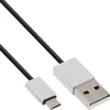 Image de InLine 31730I câble USB 3 m USB A Micro-USB B Aluminium, Noir - Câbles USB (3 m, USB A, Micro-USB B, 2.0, Male connector / Male connector, Aluminium, Noir)