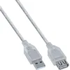 Image de InLine 0.5m USB 2.0 câble USB 0,5 m Noir - Câbles USB (0,5 m, Male connector / Female connector, 480 Mbit/s, Noir)
