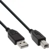 Image de InLine USB 2.0 Kabel, A an B, Schwarz, 7m