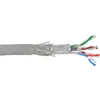 Image de InLine 73199U 50m Cat6e SF/UTP (S-FTP) Beige Câble Ethernet 50m, Câble de Réseau
