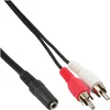 Image de InLine CDL Micro 89940D Câble 2 prises RCA vers prise jack 3,5 mm 3 m