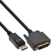Image de InLine 17116 Câble convertisseur DisplayPort vers DVI Noir 0,5 m