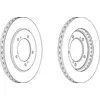 Image de FERODO Disques de frein pour SUZUKI: Grand Vitara, Vitara & SANTANA: Vitara (Ref: DDF1282)