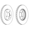 Image de FERODO Disques de frein pour OPEL: Astra, Ampera, Zafira & VAUXHALL: Astra, Ampera & CHEVROLET: Volt, Cruze, Orlando (Ref: DDF1870)
