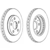 Image de FERODO Disques de frein pour OPEL: Insignia & VAUXHALL: Insignia & SAAB: 9-5 & CHEVROLET: Malibu (Ref: DDF1721C)